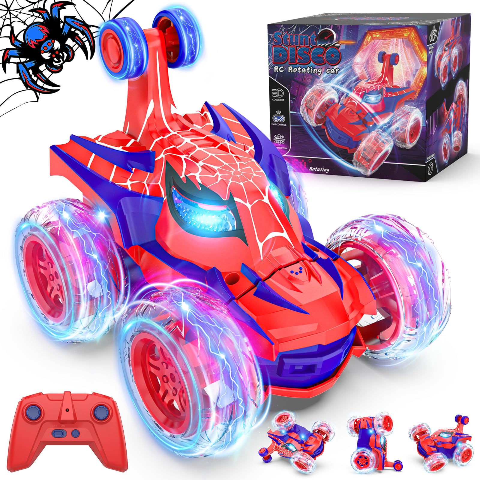 Mafbeanl coche RC frontal mostrando forma araña y atractivo visual