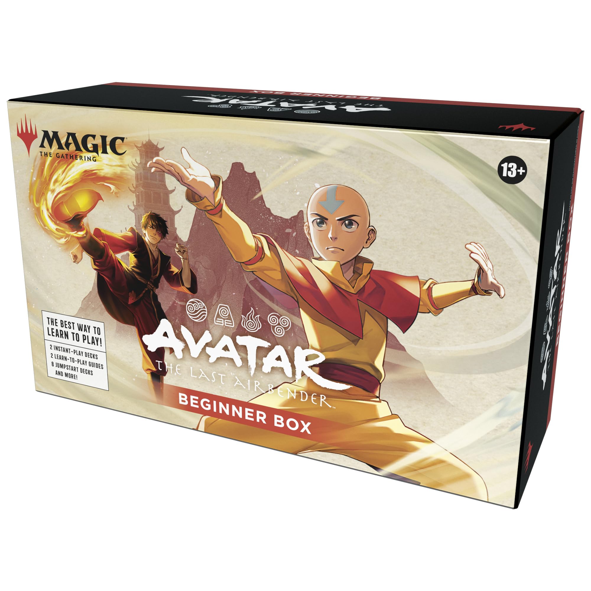 Magic: The Gathering caja frontal mostrada con arte temático Avatar y atractivo visual