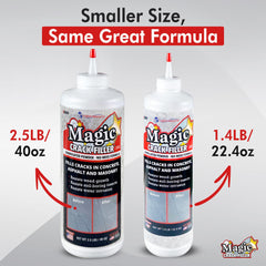 Magic Crack Filler detalle del polvo granulado gris para una aplicación sin mezcla rápida