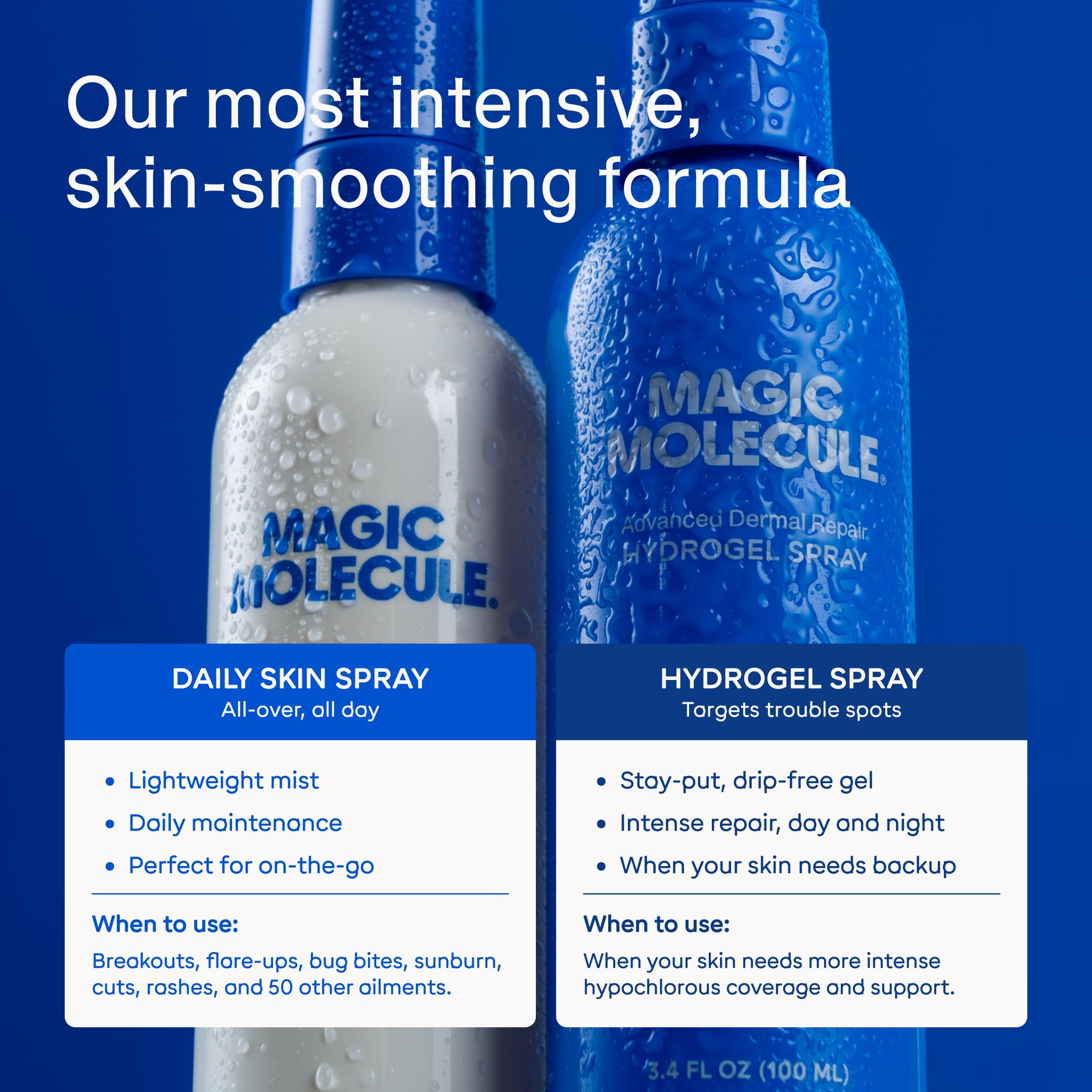 Magic Molecule comparación de tamaño 3.4oz para referencia de escala
