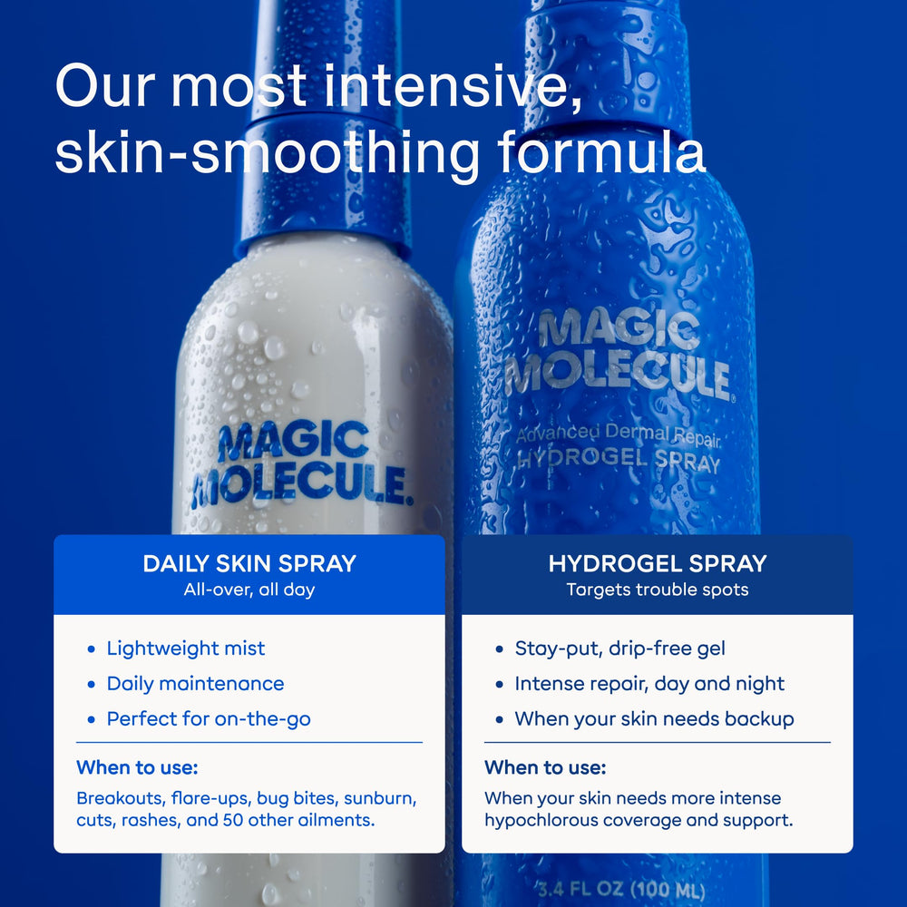 Magic Molecule comparación de tamaño 3.4oz para referencia de escala