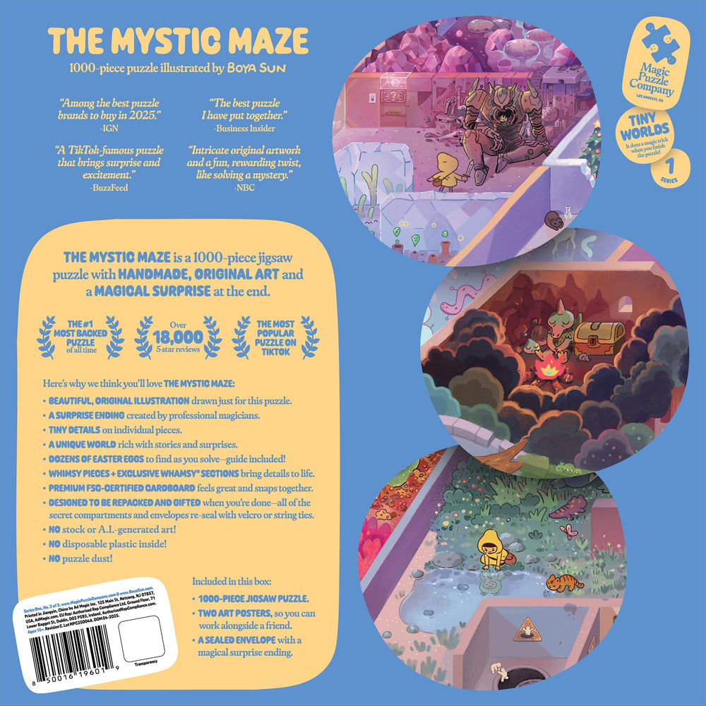 The Magic Puzzle Company detalle de textura de piezas y encaje firme sin polvo