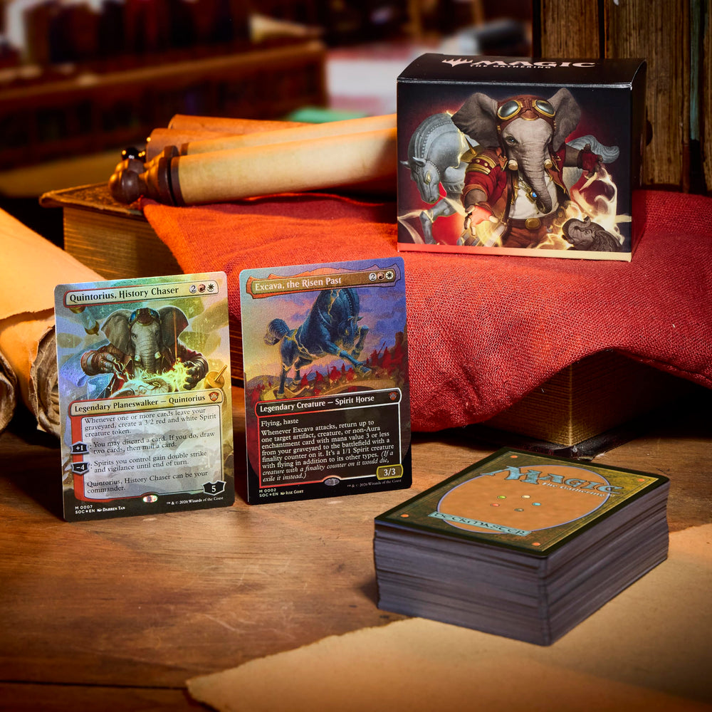 Magic: The Gathering caja para mazo abierta que organiza 100 cartas con fundas