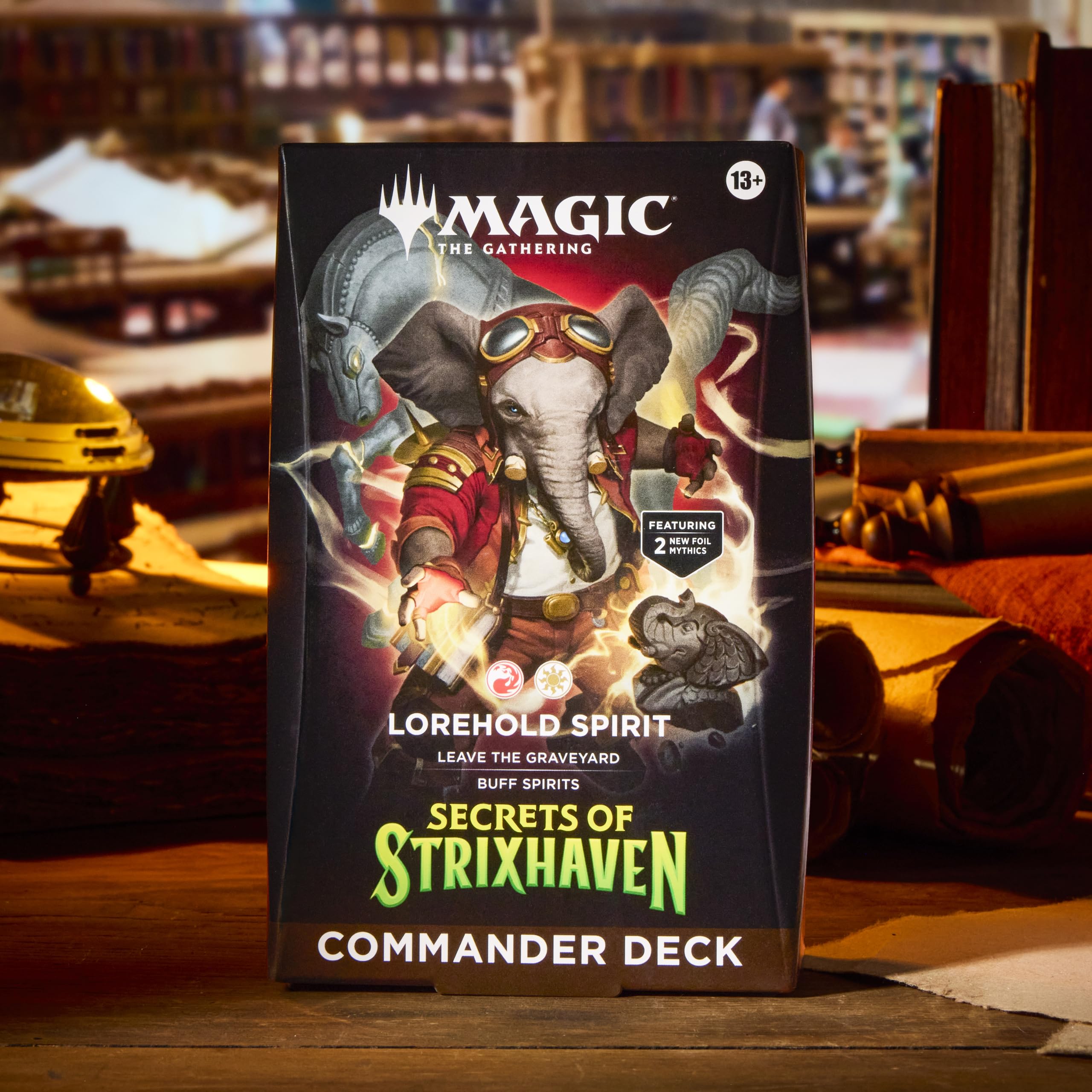 Magic: The Gathering dos comandantes foil borderless destacando estética premium