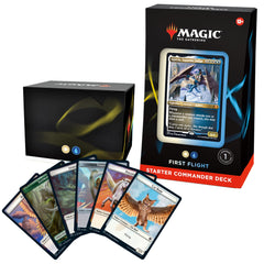 Magic: The Gathering front box view showing deck packaging and immediate playability