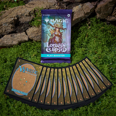 Magic: The Gathering close-up foil card highlighting Lorwyn Eclipsed shimmer and collectability