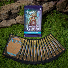 Magic: The Gathering close-up foil card highlighting Lorwyn Eclipsed shimmer and collectability