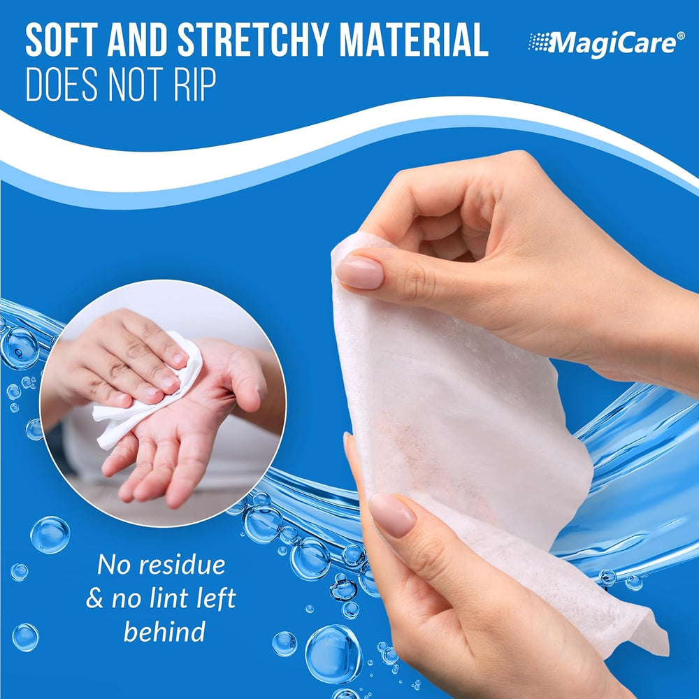 MagiCare pack on office desk highlighting workstation sanitizing convenience