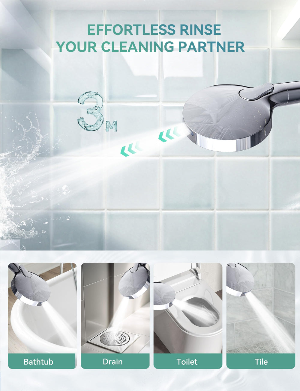 Magichome cartucho con perlas filtrantes visible, reduce cloro y suaviza agua