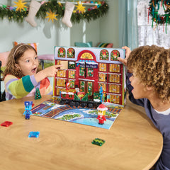 MAGNA-TILES figuras Santa y Conductor con piezas combinables para estimular juego narrativo