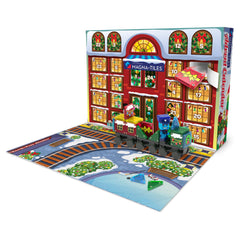 MAGNA-TILES conjunto de piezas decoradas microMAGS que aporta variedad visual y temáticas festivas