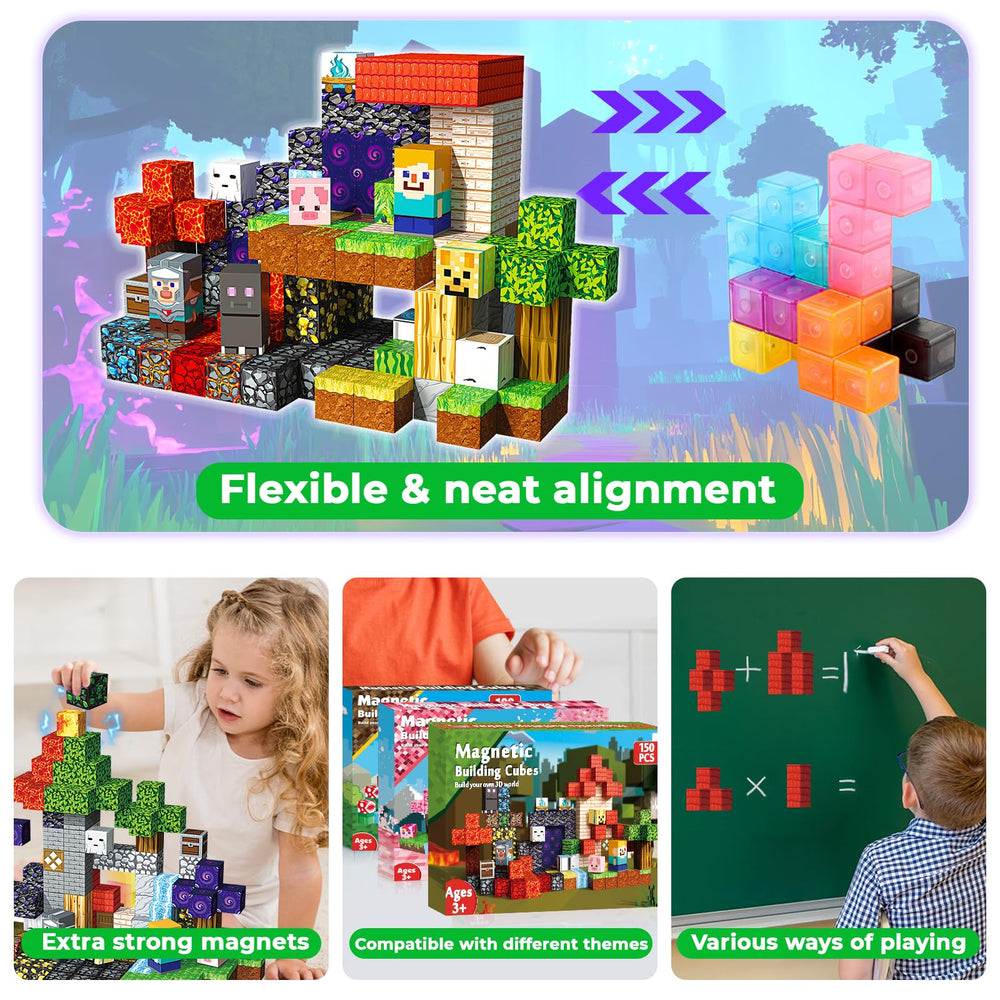 Magneverse manos de niño jugando que demuestran coordinación mejorada