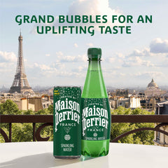 Maison Perrier detalle de textura y burbujas destacando sensación vibrante
