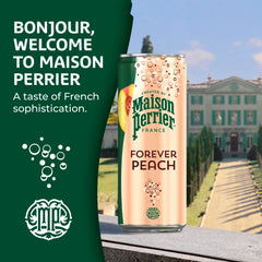 Maison Perrier lata abierta con vapor frío lista para beber