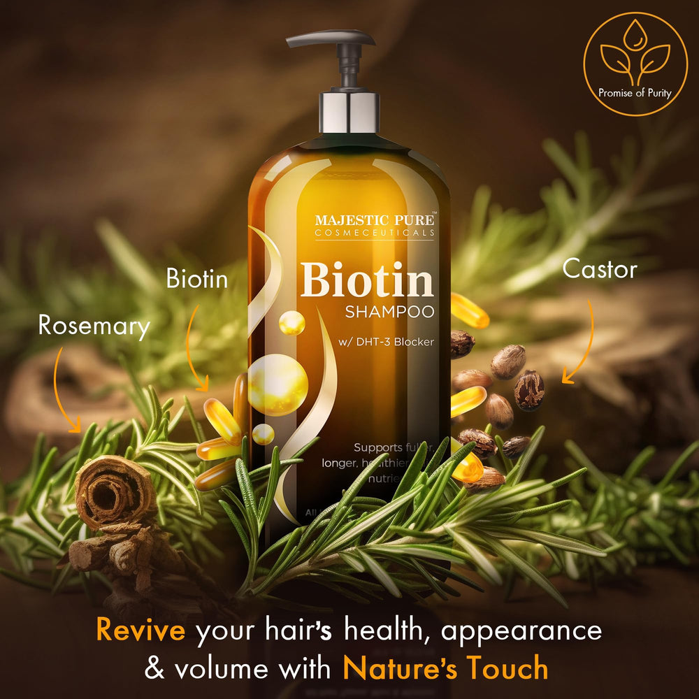 Majestic Pure etiqueta detallada con ingredientes claves y beneficios claros