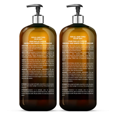 Majestic Pure romero y aceite de ricino ingredientes naturales que nutren