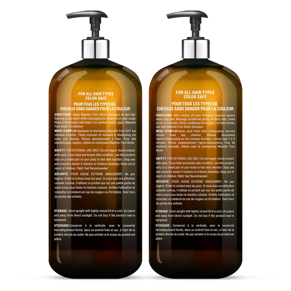Majestic Pure romero y aceite de ricino ingredientes naturales que nutren