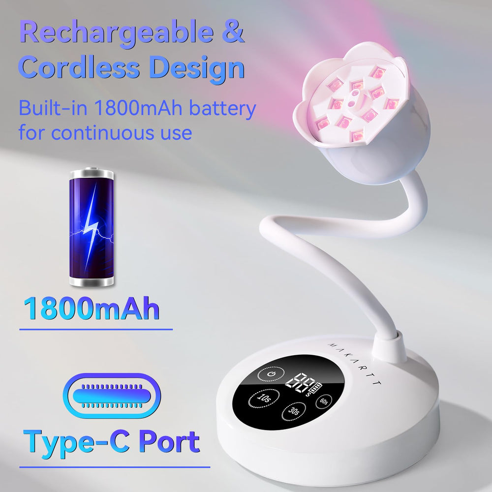 Makartt cuello flexible 360° mostrando ajuste preciso y facilidad de posicionar