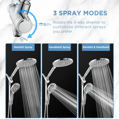 MakeFit manguera de acero inoxidable de 150 cm que permite mayor alcance para limpieza y confort