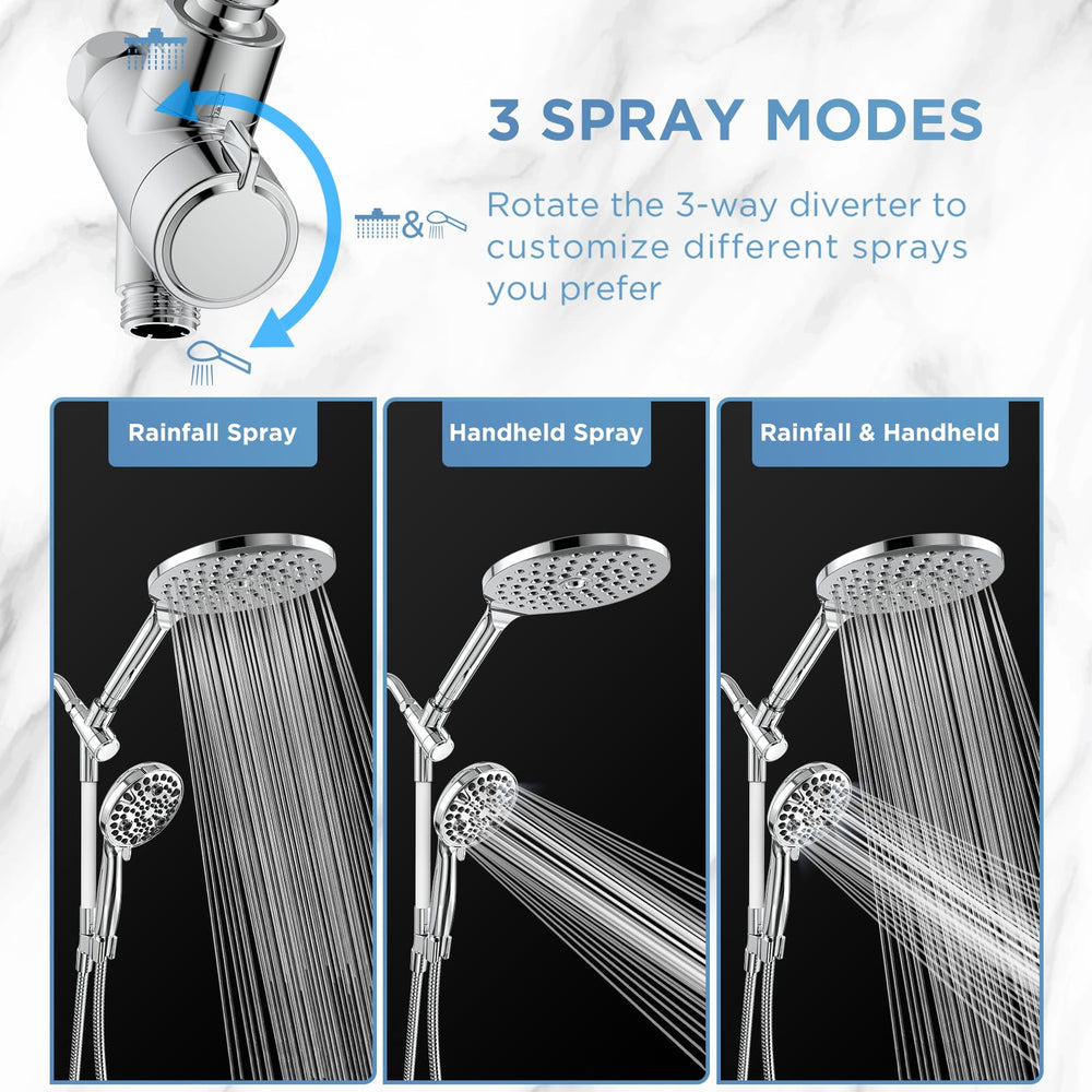 MakeFit manguera de acero inoxidable de 150 cm que permite mayor alcance para limpieza y confort