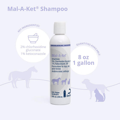 Mal-A-Ket close-up label highlighting patented formula and ingredients