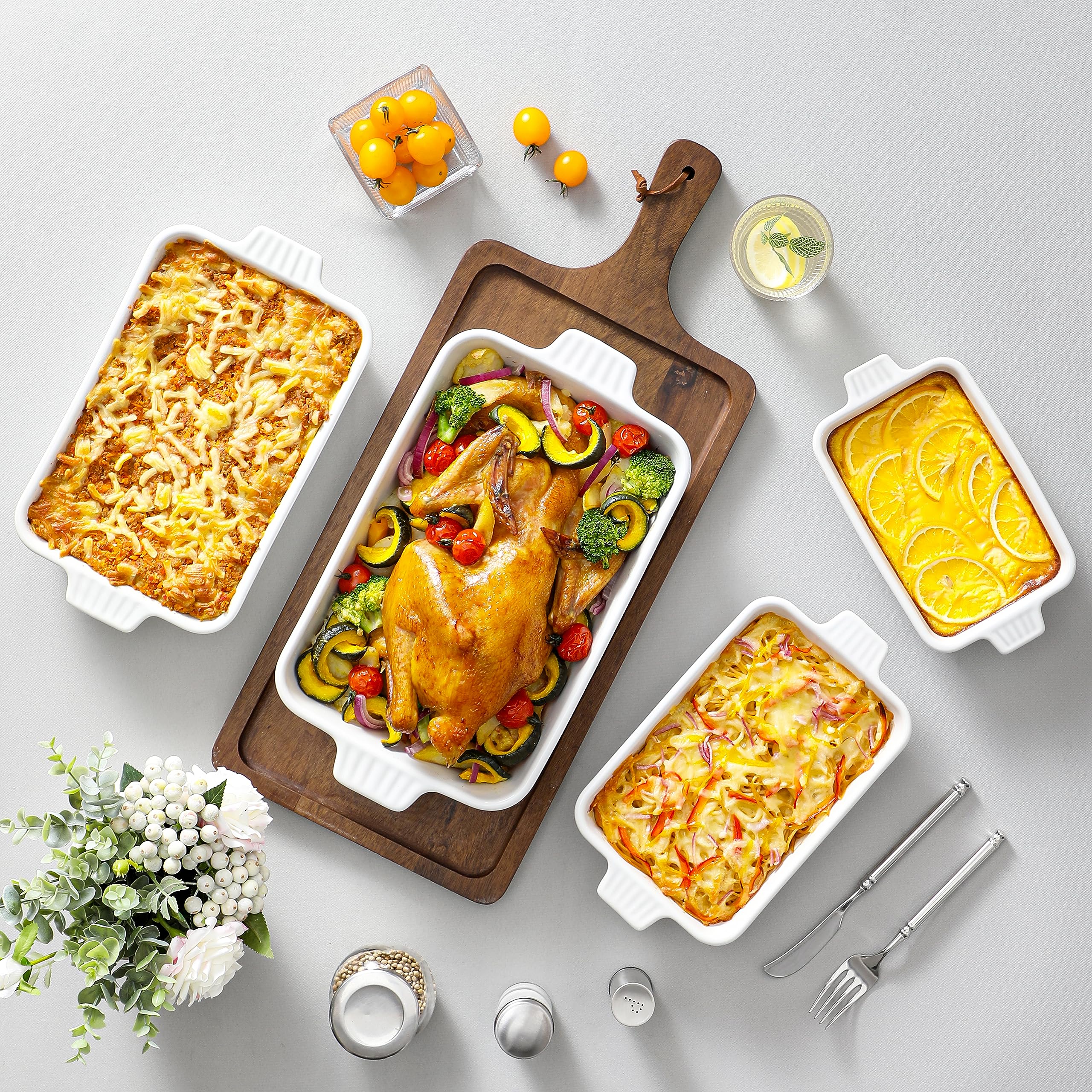 malacasa dish baking lasagna in oven for even cooking performance