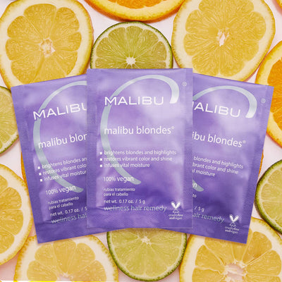 Malibu C cristales en primer plano resaltando textura y facilidad de disolución