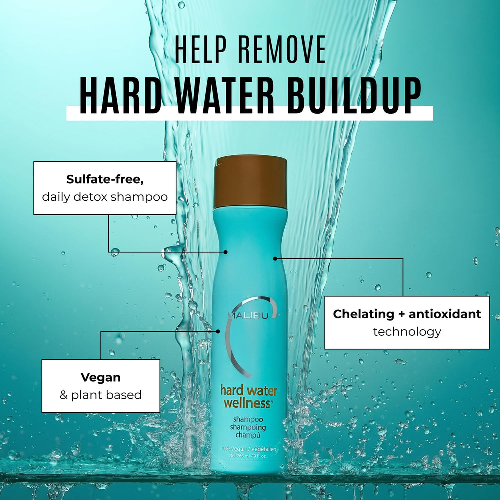 Malibu C detalle de etiqueta con ingredientes clave y ventajas