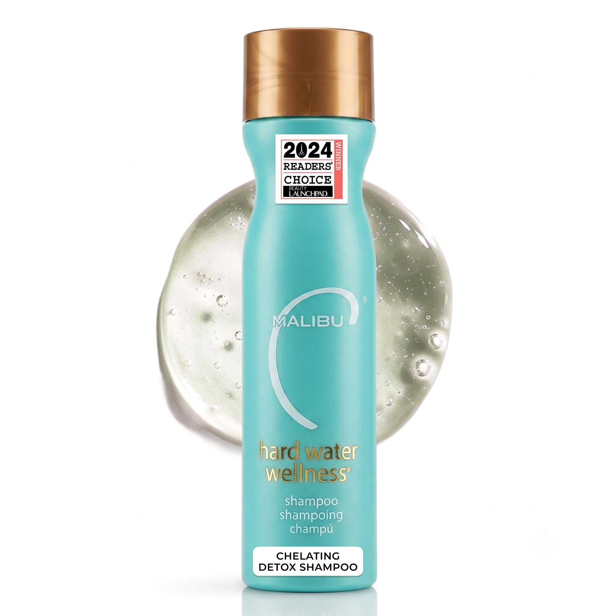 Malibu C envase frontal mostrando marca y beneficio detox