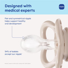 MAM detalle de la tetina SkinSoft™ de silicona médica, sensación similar al pecho