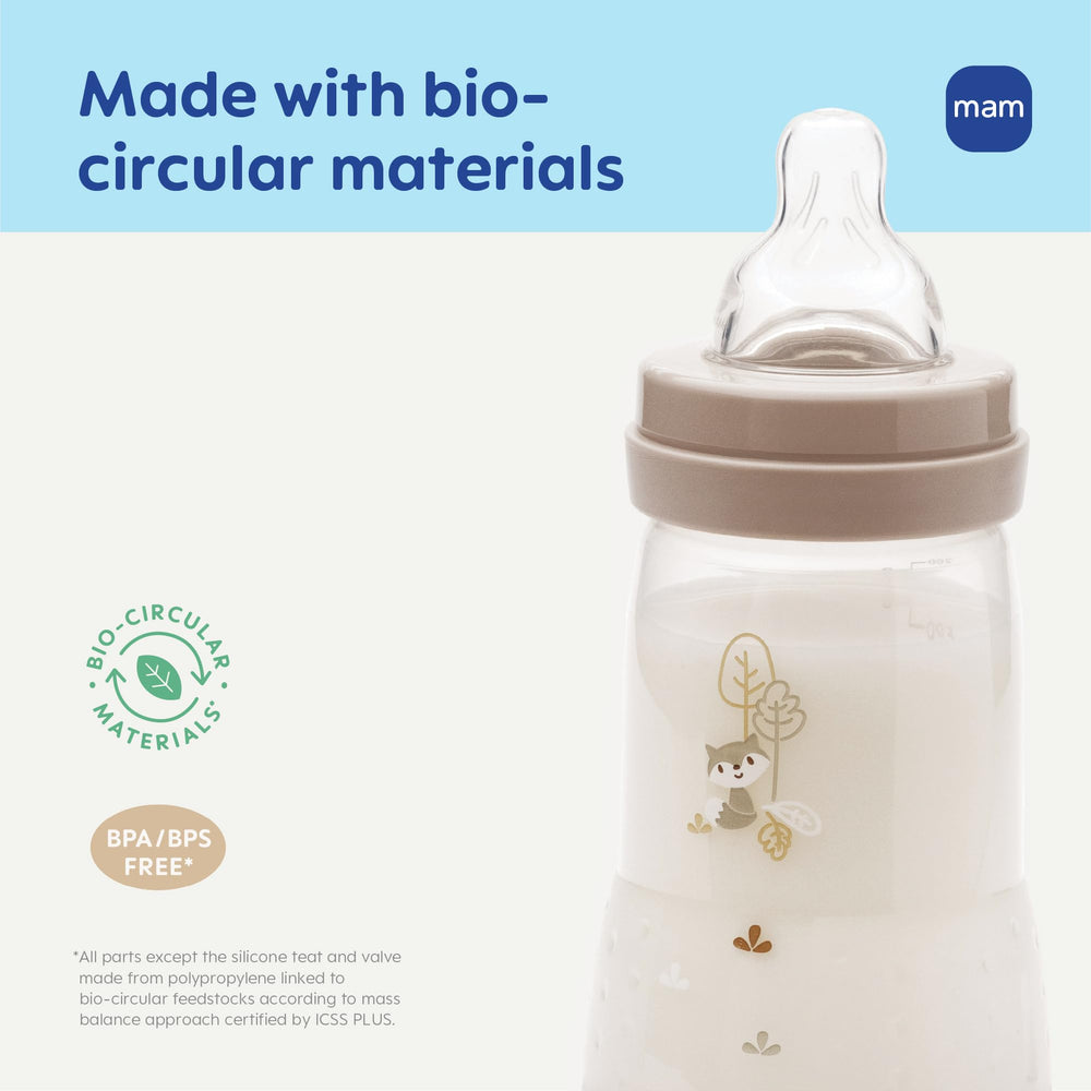 MAM empaque sostenible y materiales bio-circulares, menor impacto ambiental