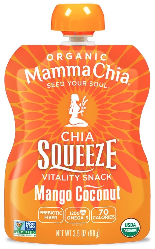 Mamma Chia etiqueta USDA Organic y Non-GMO que asegura calidad orgánica