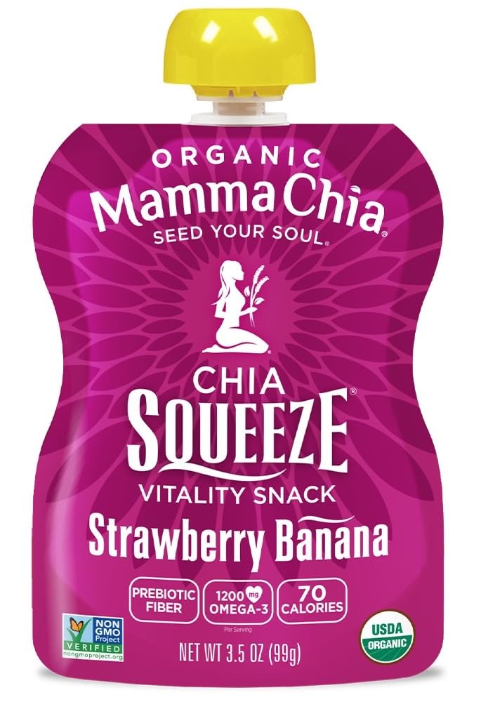 Mamma Chia selección de sabores Wild Raspberry y Mango Coconut para gustos variados