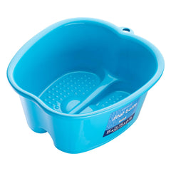 Mantello foot bath front view showing roomy basin for deep soaks