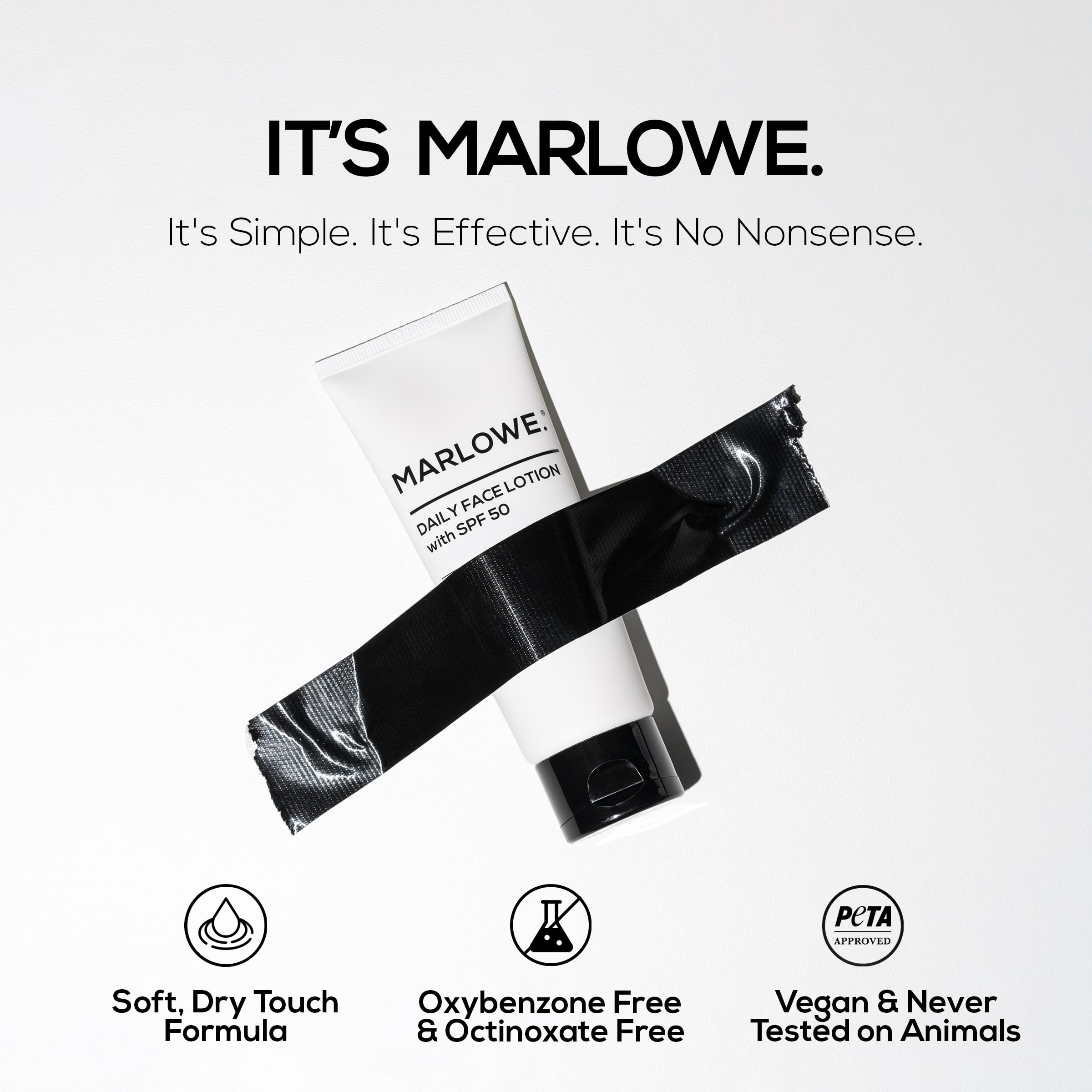 MARLOWE. comparación de tamaño 3.4 oz para referencia de escala