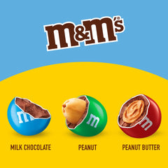 Mars M&M'S mesas con bolsas individuales desplegadas, práctico para eventos