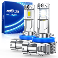 Marsauto frontal del paquete mostrando par y modelo, mejora visibilidad