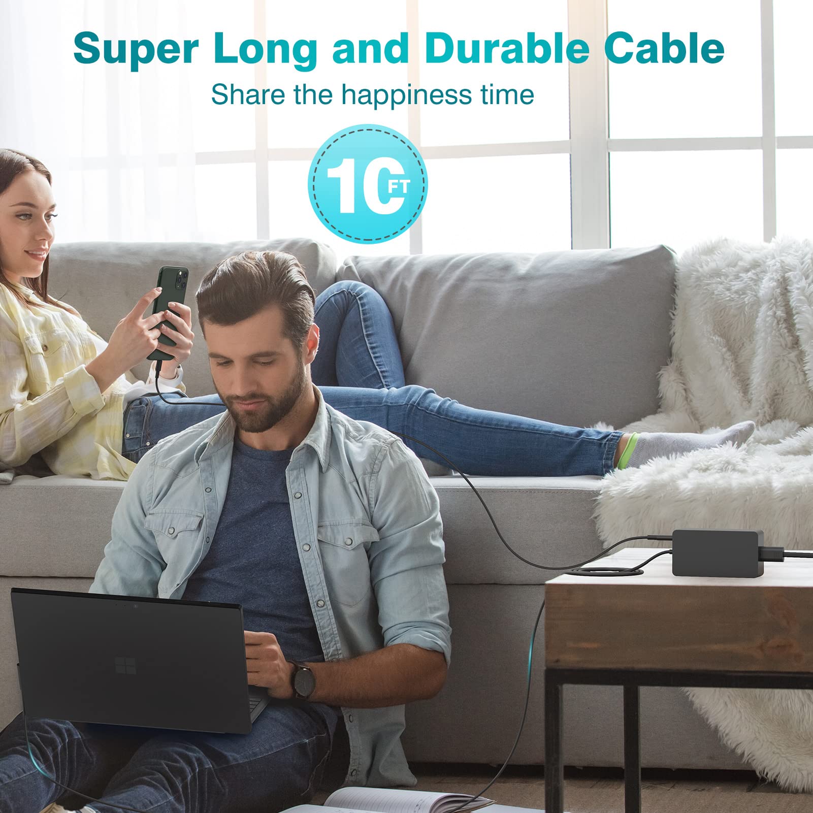MARSDOCK empaque y accesorios incluyen adaptador y cable listos