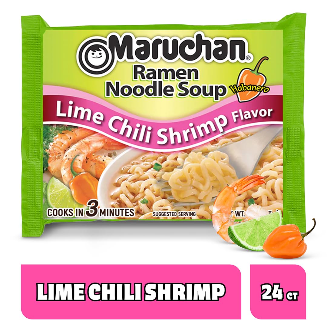 Maruchan sobre de condimento abierto junto a cucharas mostrando el perfil de sabor