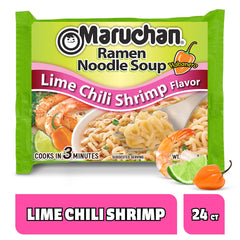 Maruchan sobre de condimento abierto junto a cucharas mostrando el perfil de sabor