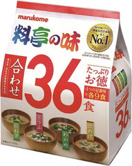 「ノーブランド品」 frente del paquete mostrando 36 porciones y variedad