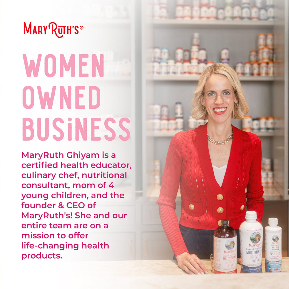MARYRUTH'S sello de certificaciones GMP y Clean Label Project