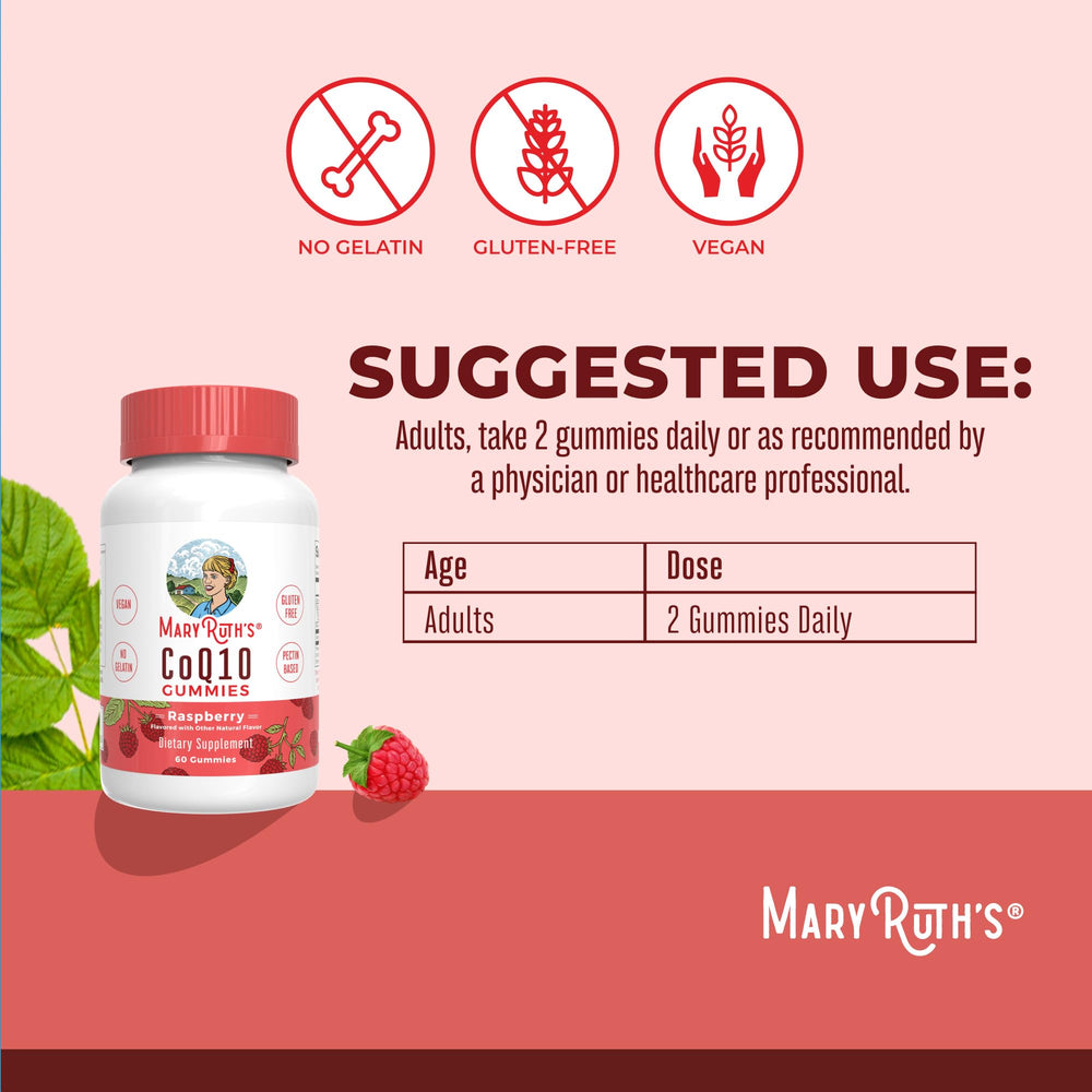 MaryRuth's gominola sobre mano para mostrar tamaño y dosificación