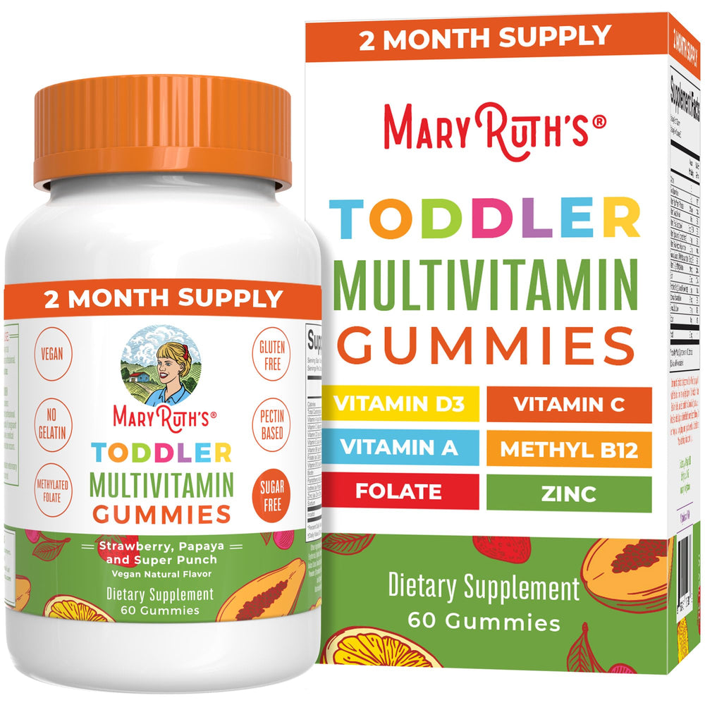 MARYRUTH'S envase frontal con 60 gomitas muestra suministro de 2 meses