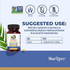 MARYRUTH'S etiqueta con certificaciones que garantizan calidad