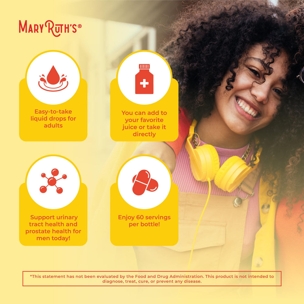 MARYRUTH'S etiqueta con certificaciones USDA y pruebas de pureza visibles