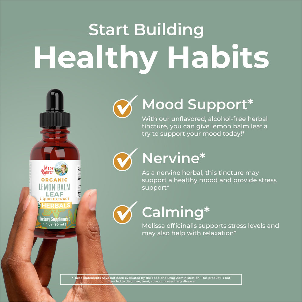 MARYRUTH'S etiqueta con certificaciones orgánicas y beneficios claros