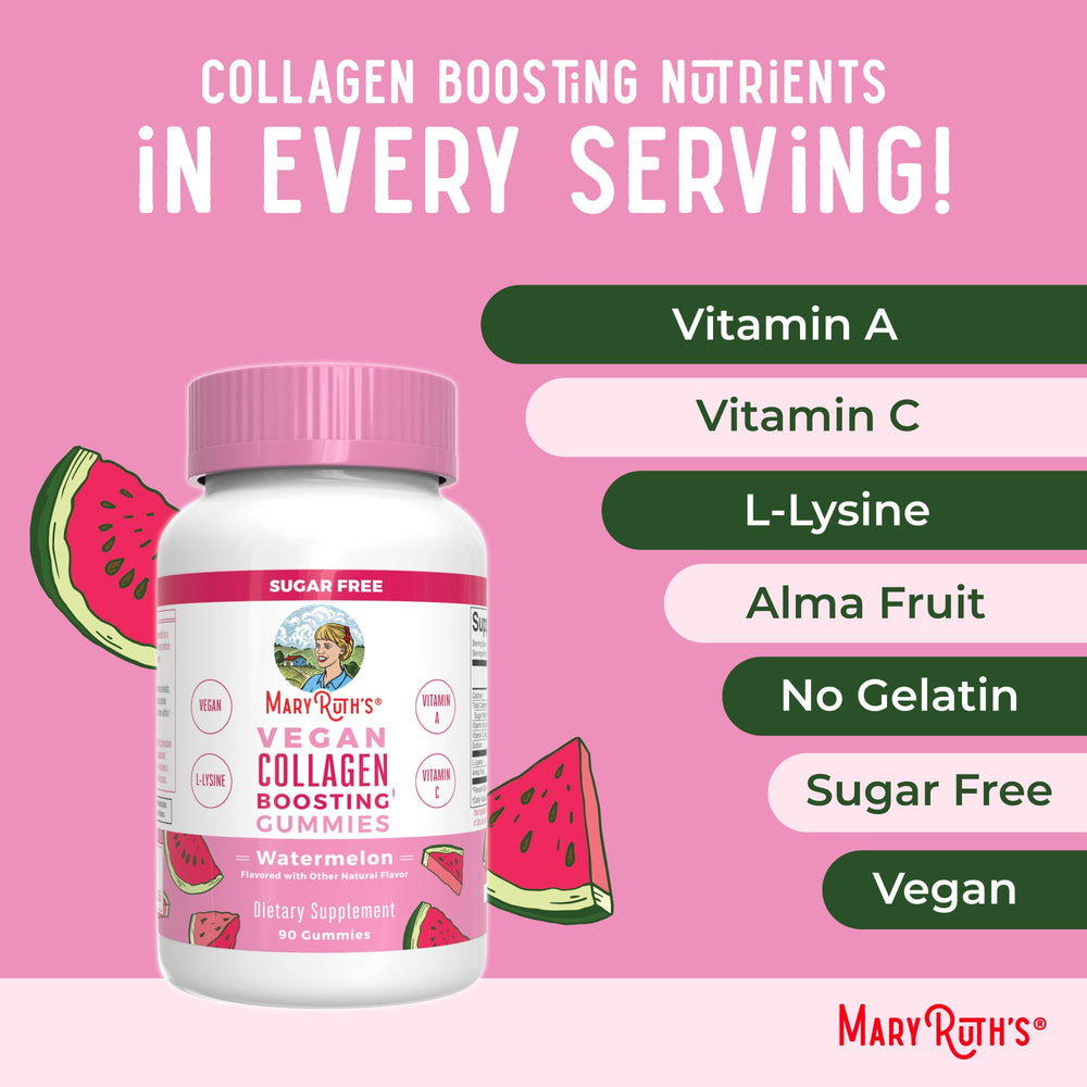 MARYRUTH'S gummies on counter in kitchen for everyday wellness routine