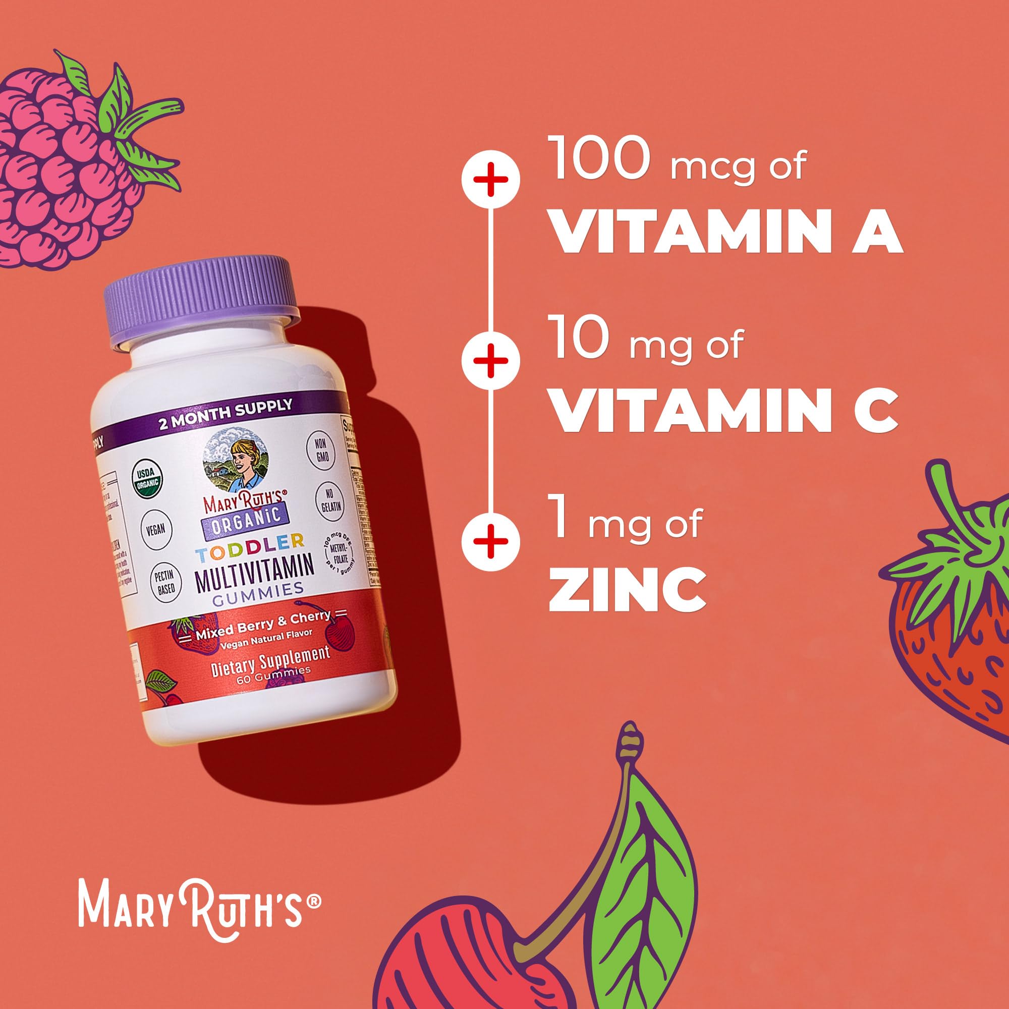 MARYRUTH'S imagen de ingredientes orgánicos que apoya limpieza