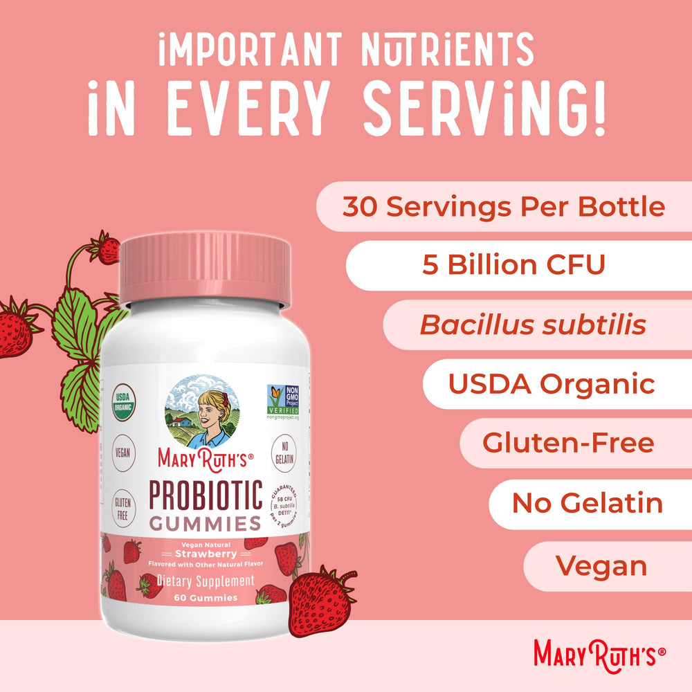 MARYRUTH'S ingredientes orgánicos en primer plano destacando origen natural